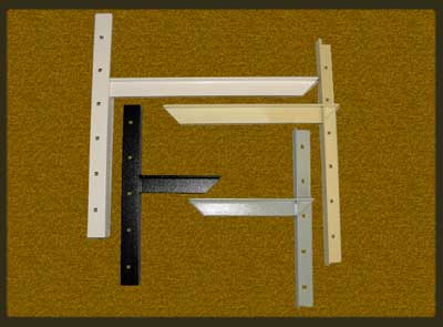 wokrstation bracket-conecealed with extensions